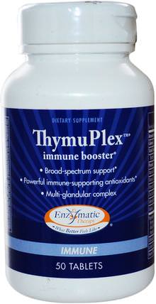 ThymuPlex, Immune Booster, 50 Tablets by Enzymatic Therapy, 補品，健康 HK 香港