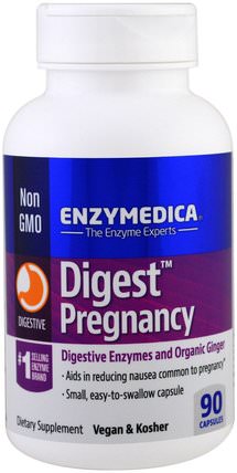 Digest Pregnancy, 90 Capsules by Enzymedica, 補充劑，益生菌 HK 香港