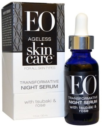 Ageless Skin Care, Transformative Night Serum, 1 fl oz (30 ml) by EO Products, 健康，皮膚血清，美容，面部護理，皮膚 HK 香港