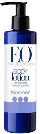 Body Lotion, French Lavender, 8 fl oz (236 ml) by EO Products, 洗澡，美容，潤膚露 HK 香港