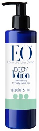 Body Lotion, Grapefruit & Mint, 8 fl oz (236ml) by EO Products, 洗澡，美容，潤膚露 HK 香港