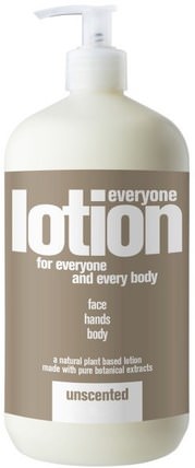 Everyone Lotion for Everyone and Everybody, Unscented, 32 fl oz (960 ml) by EO Products, 洗澡，美容，潤膚露 HK 香港