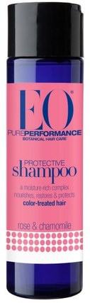 Protective Shampoo, Rose & Chamomile, 8.4 fl oz (248 ml) by EO Products, 洗澡，美容，洗髮水，頭髮，頭皮，護髮素 HK 香港