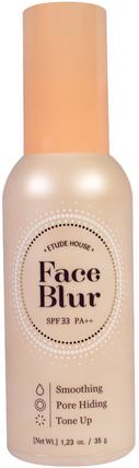 Face Blur, SPF 33 PA++, 1.23 oz (35 g) by Etude House, 洗澡，美容，化妝，面部底漆 HK 香港