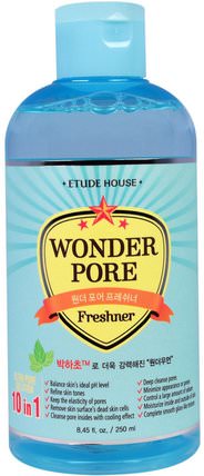 Wonder Pore Freshner, 8.45 fl oz (250 ml) by Etude House, 洗澡，美容，面部調色劑 HK 香港
