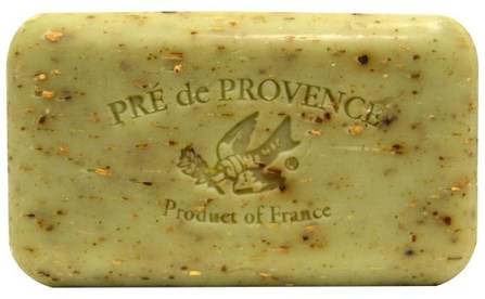 Pre de Provence, Bar Soap, Sage, 5.2 oz (150 g) by European Soaps, 洗澡，美容，肥皂，乳木果油 HK 香港