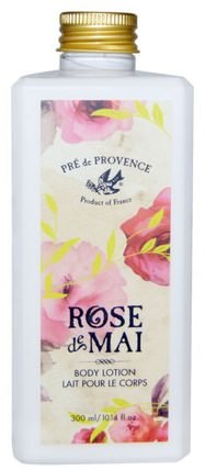 Pre de Provence, Rose de Mai Body Lotion, 10.14 fl oz (300 ml) by European Soaps, 洗澡，美容，潤膚露 HK 香港