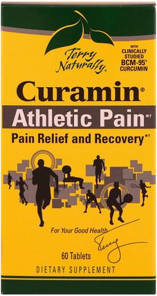 Terry Naturally, Curamin, Athletic Pain, 60 Tablets by EuroPharma, 健康 HK 香港