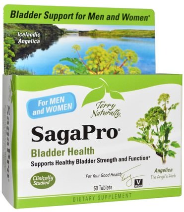Terry Naturally, SagaPro Bladder Health, 60 Tablets by EuroPharma, 健康，膀胱 HK 香港