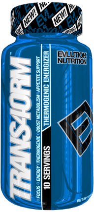 Trans4orm, 20 Capsules by EVLution Nutrition, 運動，減肥，飲食，脂肪燃燒器 HK 香港
