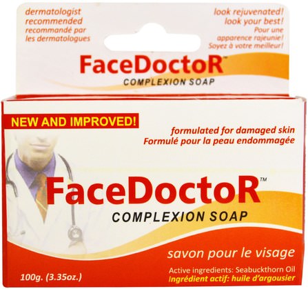 FaceDoctor Complexion Soap, 3.35 oz (100 g) by Face Doctor, 洗澡，美容，肥皂 HK 香港