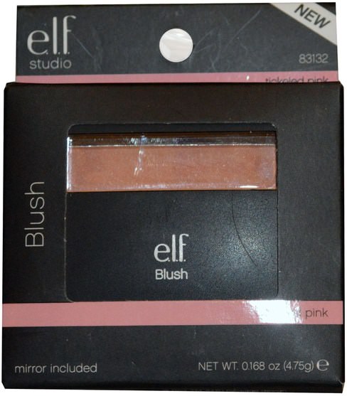 面對 - E.L.F. Cosmetics, Blush, Tickled Pink, 0.168 oz (4.75 g)