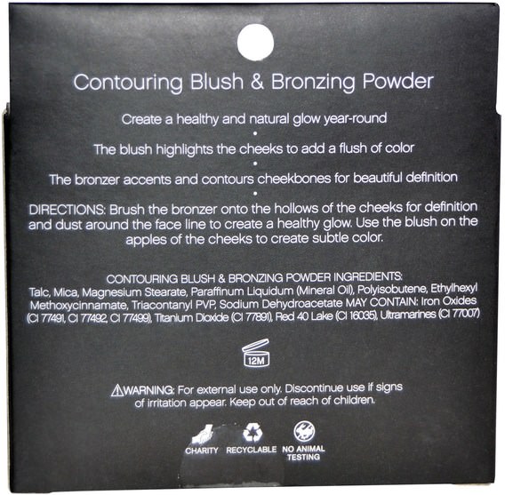 面對 - E.L.F. Cosmetics, Contouring Blush & Bronzing Powder, Turks & Caicos, 0.30 oz (8.4 g)