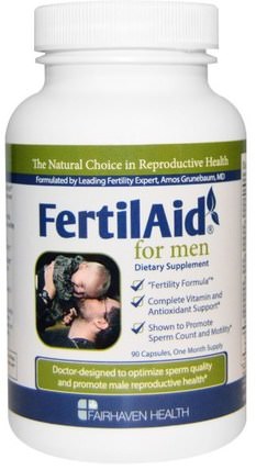 FertilAid for Men, 90 Capsules by Fairhaven Health, 健康，男人 HK 香港