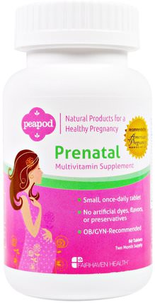 Prenatal Mutlivitamin Supplement, 60 Tablets by Fairhaven Health, 維生素，產前多種維生素 HK 香港