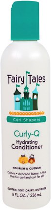 Curly-Q, Hydrating Conditioner, 8 fl oz (236 ml) by Fairy Tales, 洗澡，美容，頭髮，頭皮，護髮素 HK 香港