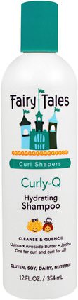 Curly-Q, Hydrating Shampoo, 12 fl oz (354 ml) by Fairy Tales, 洗澡，美容，頭髮，頭皮，洗髮水 HK 香港