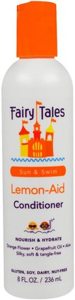 Lemon-Aid, Conditioner, 8 fl oz (236 ml) by Fairy Tales, 洗澡，美容，頭髮，頭皮，護髮素 HK 香港