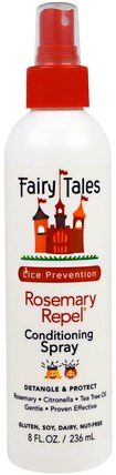 Rosemary Repel, Lice Prevention, 8 fl oz (236 ml) by Fairy Tales, 洗澡，美容，頭髮，頭皮，健康 HK 香港