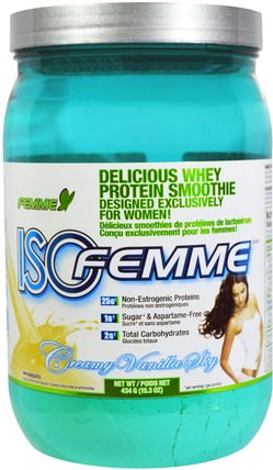 Isofemme, Protein Smoothie, Creamy Vanilla Sky, 15.3 oz (434 g) by FEMME, 運動，女子運動產品 HK 香港