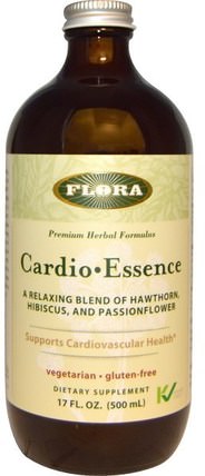 Cardio Essence, Gluten-Free, 17 fl oz (500 ml) by Flora, 健康，心臟心血管健康，心臟支持 HK 香港