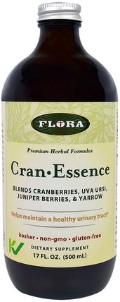 Cran-Essence, 17 fl oz (500 ml) by Flora, 草藥，蔓越莓液體汁 HK 香港