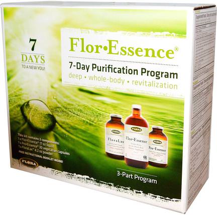 FlorEssence, 7-Day Purification Program, 3-Part Program by Flora, 健康，排毒，植物花卉精華 HK 香港