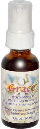 Grace, Flower Essence & Essential Oil, 1 fl oz (30 ml) by Flower Essence Services, 健康 HK 香港