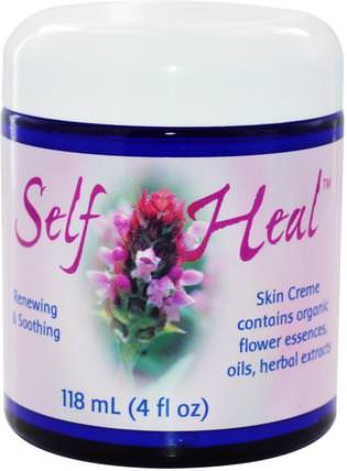 Self Heal Skin Cream, 4 fl oz (118 ml) by Flower Essence Services, 草藥，花卉療法，皮膚 HK 香港