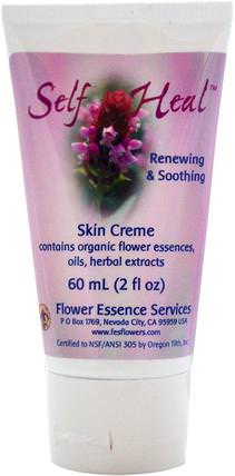 Self Heal Skin Creme, 2 fl oz (60 ml) by Flower Essence Services, 草藥，花卉療法，皮膚 HK 香港