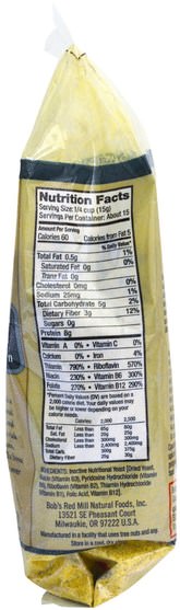 食品，烘焙助劑 - Bobs Red Mill, Large Flake Nutritional Food Yeast, 8 oz (226 g)