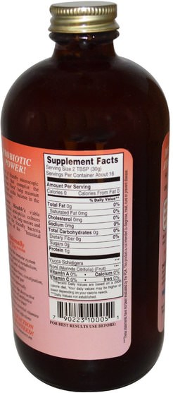 食品，咖啡茶和飲料，果汁 - Dynamic Health Laboratories, Lactobacillus Acidophilus, Apple Juice Concentrate & Strawberry Puree, 16 fl oz (473 ml)