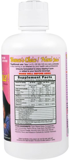 食品，咖啡茶和飲料，果汁 - Dynamic Health Laboratories, Womens Choice! Noni Juice Formula, 32 fl oz (946 ml)