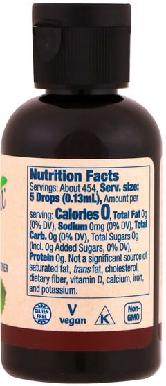食物，甜味劑，甜葉菊 - Now Foods, Better Stevia, Hazelnut, 2 fl oz (59 ml)