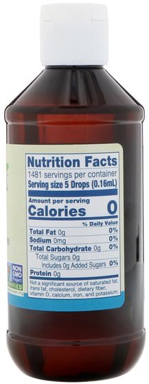 食物，甜味劑，甜葉菊 - Now Foods, Better Stevia Liquid Sweetener, Glycerite, 8 fl oz (237 ml)