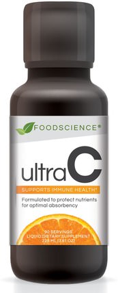 Advanced Naturals, Ultra C, 7.61 oz (225 ml) by FoodScience, 維生素，維生素c，補充劑 HK 香港