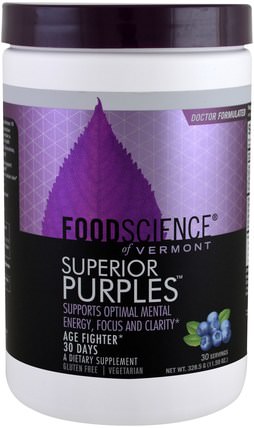 Superior Purples, 11.59 oz (328.5 g) by FoodScience, 補品，超級食品 HK 香港