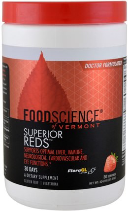 Superior Reds, 11.5 oz (324.9 g) by FoodScience, 補品，超級食品，紅酒 HK 香港