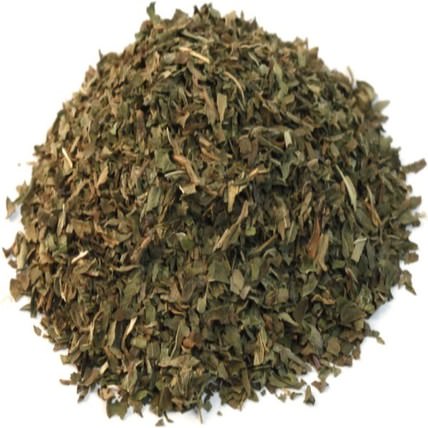 Organic Cut & Sifted Spearmint Leaf, 16 oz (453 g) by Frontier Natural Products, 食品，香料和調料，留蘭香薄荷香料，草藥，留蘭香 HK 香港