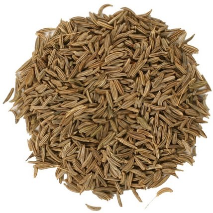 Organic Whole Caraway Seed, 16 oz (453 g) by Frontier Natural Products, 食品，香料和調味料，香菜，堅果籽粒 HK 香港