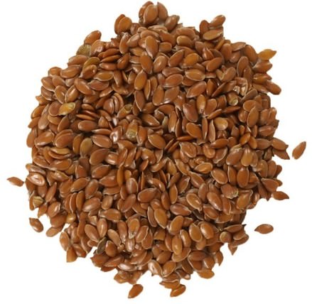 Organic Whole Flax Seed, 16 oz (453 g) by Frontier Natural Products, 補品，亞麻籽，堅果籽粒 HK 香港