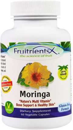 Moringa, 60 Veggie Caps by Fruitrients, 草藥，辣木膠囊 HK 香港