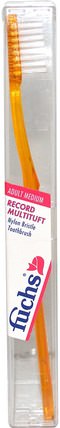 Record Multituft, Nylon Bristle Toothbrush, Adult Medium, 1 Toothbrush by Fuchs Brushes, 洗澡，美容，口腔牙科護理，牙刷 HK 香港
