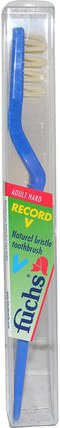 Record V, Natural Bristle Toothbrush, Adult Hard, 1 Toothbrush by Fuchs Brushes, 洗澡，美容，口腔牙科護理，牙刷 HK 香港