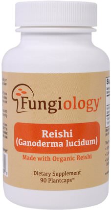 Full-Spectrum Reishi (Ganoderma Lucidum), Certified Organic Cellular Support, 90 Veggie Plantcaps by Fungiology, 補充劑，藥用蘑菇，蘑菇膠囊，adaptogen HK 香港