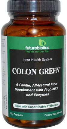 Colon Green, 150 Capsules by FutureBiotics, 健康，排毒，結腸清洗 HK 香港