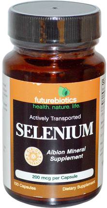 Selenium, 200 mcg, 100 Capsules by FutureBiotics, 補充劑，抗氧化劑，硒 HK 香港