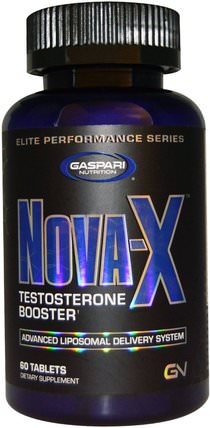 Nova-X, Testosterone Booster, 60 Tablets by Gaspari Nutrition, 健康，男人，睾丸激素 HK 香港
