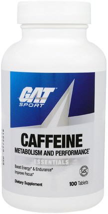 Caffeine Metabolism and Performance, Essentials, 100 Tablets by GAT, 減肥，飲食 HK 香港