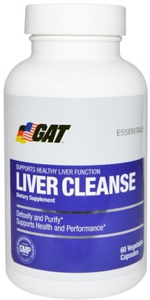Liver Cleanse, 60 Veggie Caps by GAT, 健康，排毒，肝臟支持 HK 香港